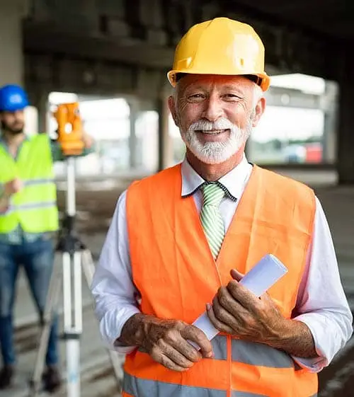 engineer foreman and worker discussing